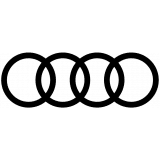 audi logo in schwarz